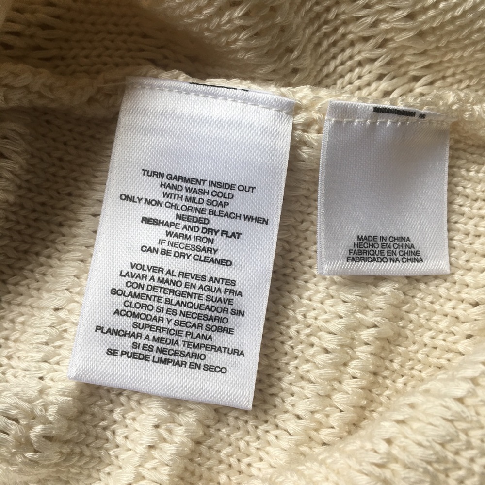 Women’s Rachel Roy Lightweight Sweater Cream, Str… - image 7